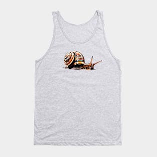 Stylish Snail Tank Top